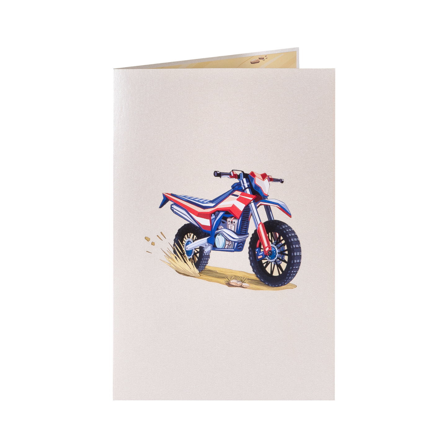 Motorrad V.4. Pop-Up Karte (neu)