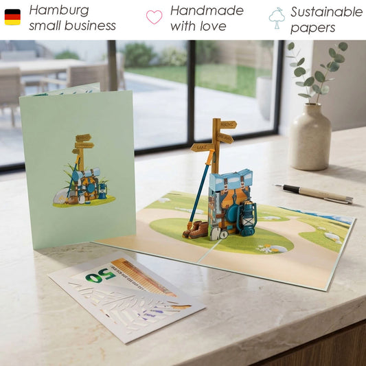 070 - Pop-Up Karte Wandern