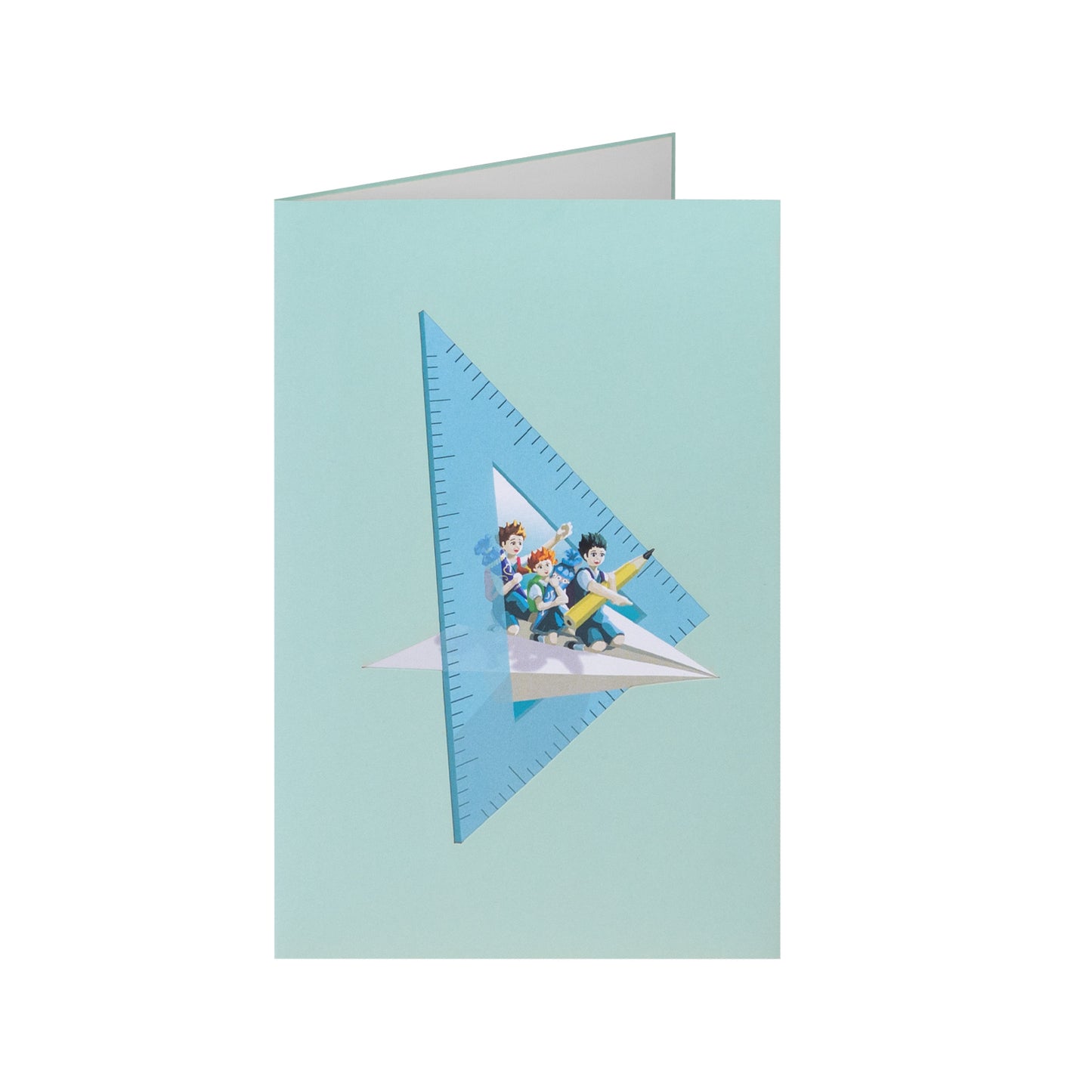 Papierflieger Pop-Up Karte