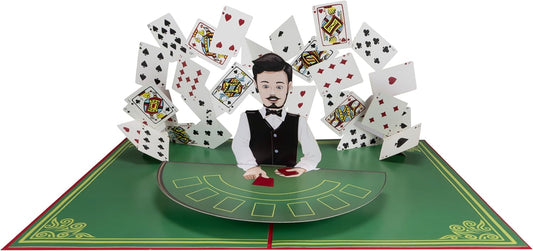 Poker Pop-Up Karte