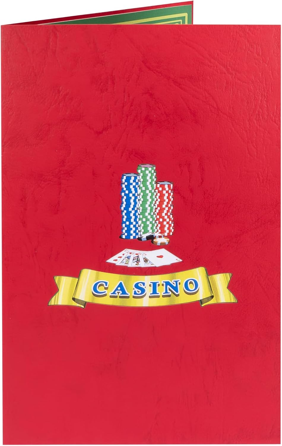Poker Pop-Up Karte
