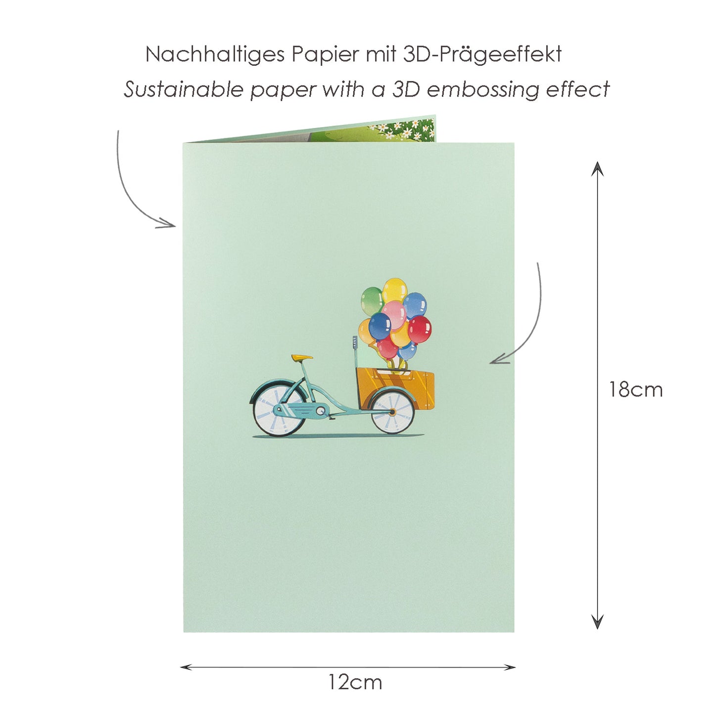 Vater und Sohn Pop-Up Karte