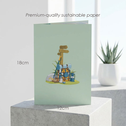 Pop-Up Karte Wandern