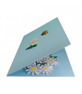 Butterflies & Daisies Pop Up Card