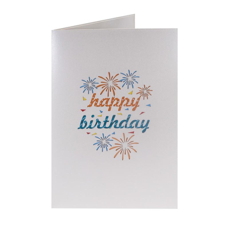 Happy Birthday & Balloon Pop Up Card