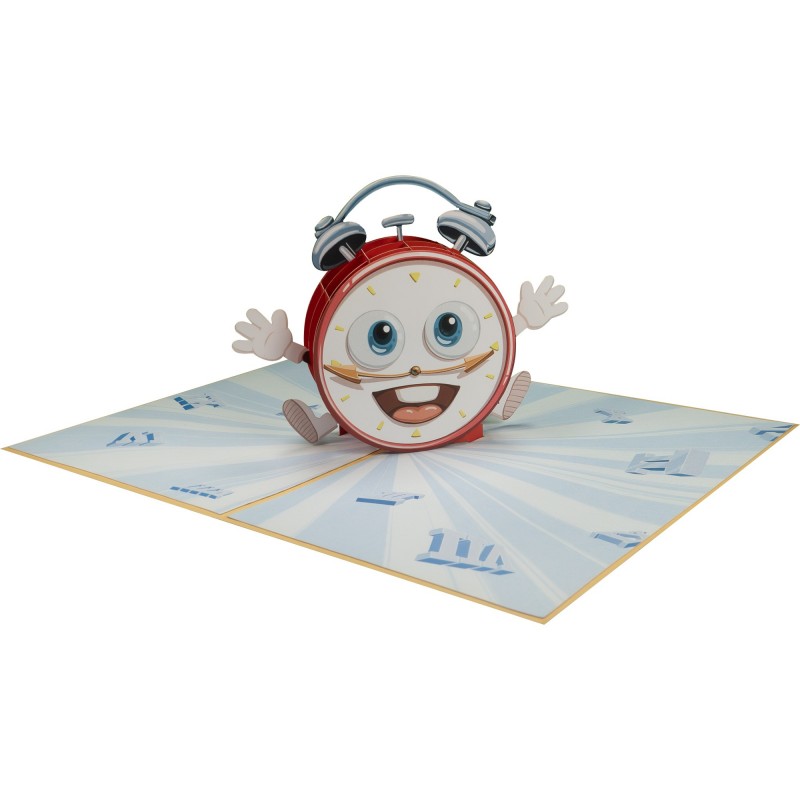 3D Uhr Pop Up Karte