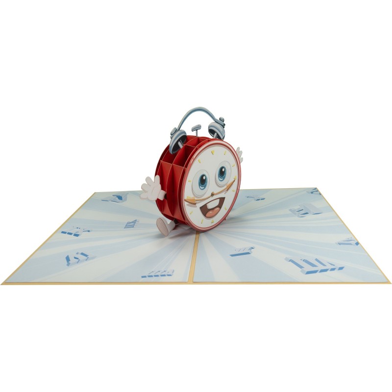 3D Uhr Pop Up Karte