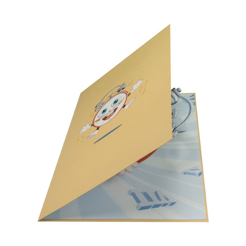3D Uhr Pop Up Karte