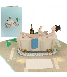 Wellness pop up card