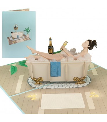 Wellness pop up card