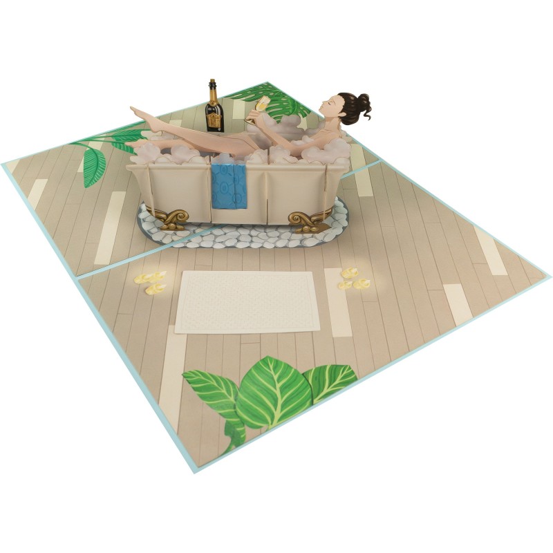 Wellness pop up card