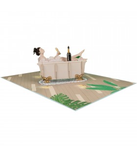 Wellness pop up card