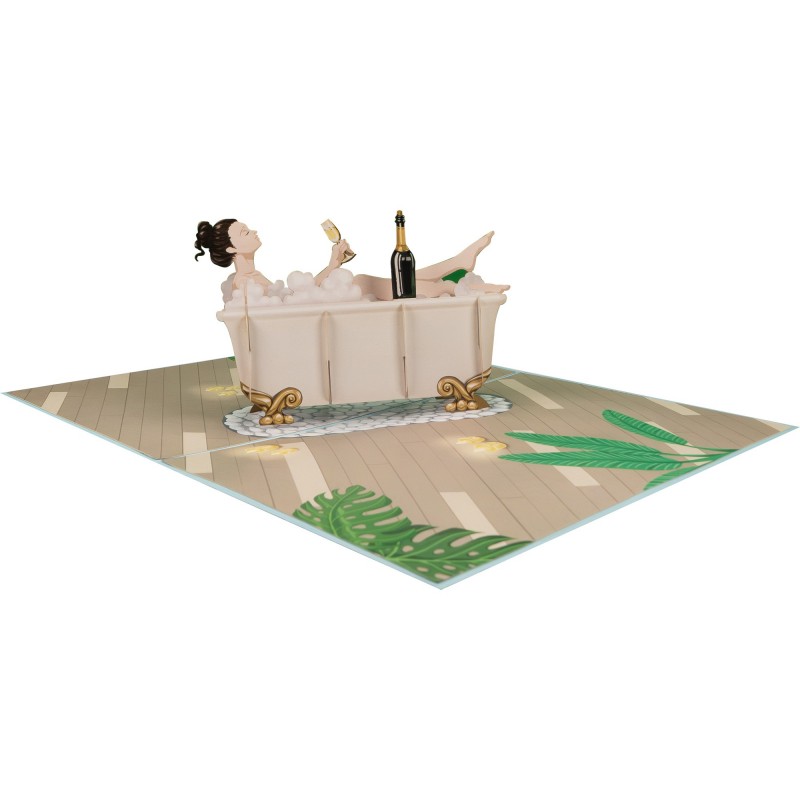 Wellness pop up card