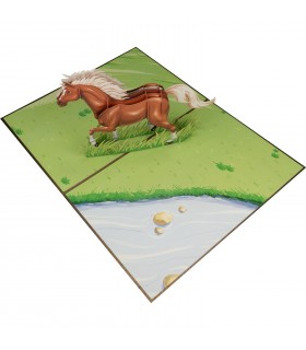 Horse/Pony pop up card