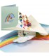 Children On Paper Airplanes Pop Up Card