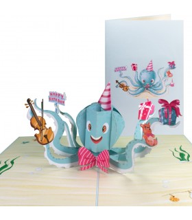 Oktopus und Geburtstag