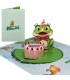 Frog and Birthday Cake Pop Up Card