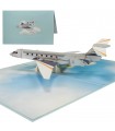 Private jet pop up card