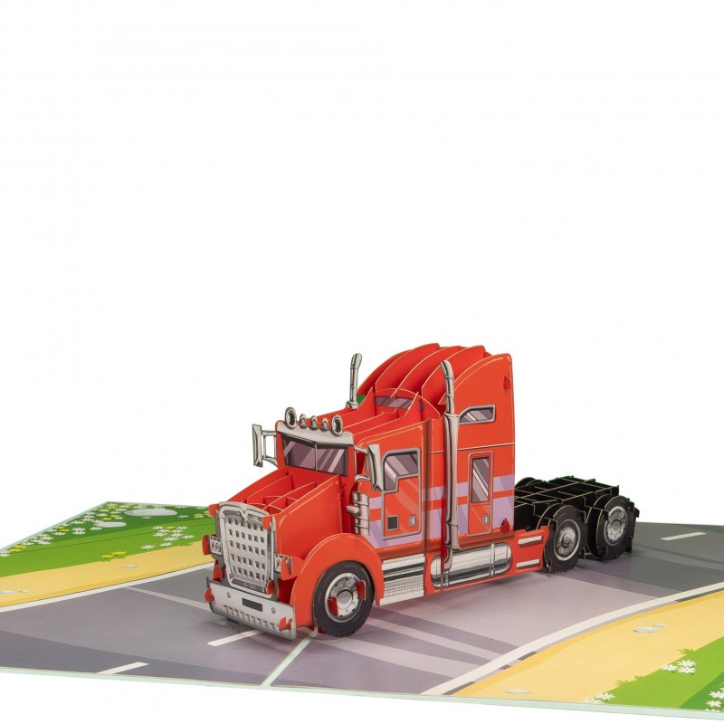 Truck pop up card