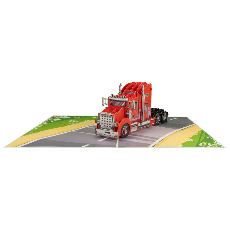 Truck pop up card