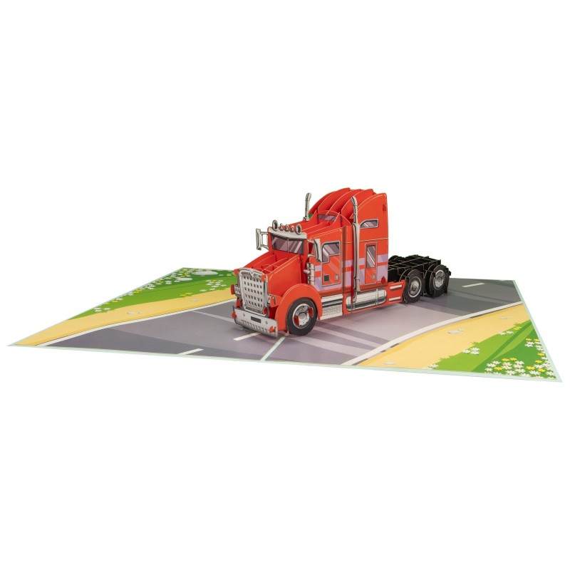 Truck pop up card