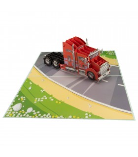 Truck pop up card