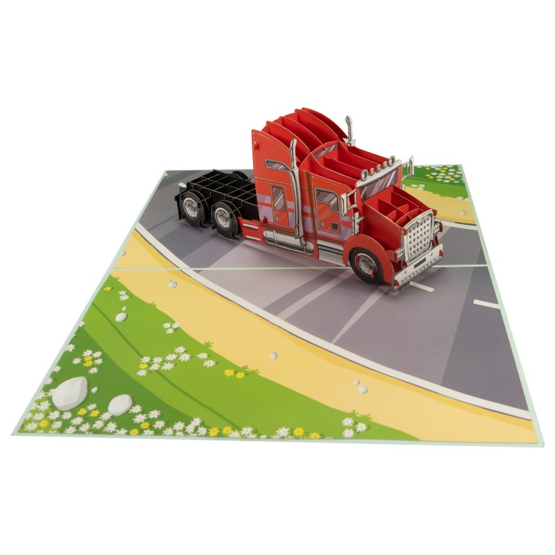Truck pop up card