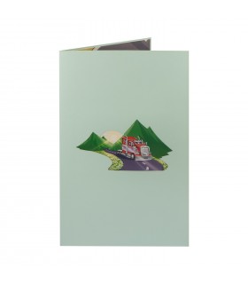 Truck pop up card