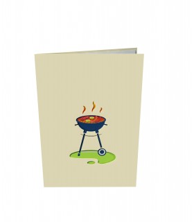 Grill Pop Up Karte