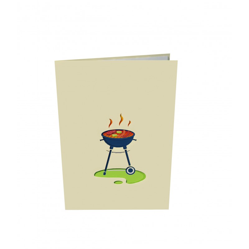 Grill Pop Up Karte