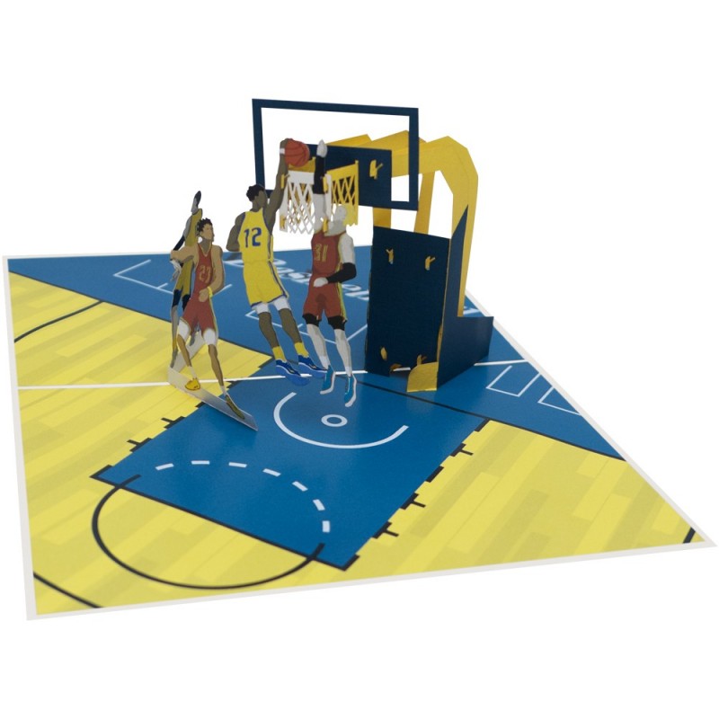 Basketball Pop Up Card