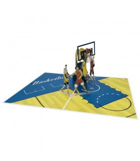 Basketball Pop Up Card
