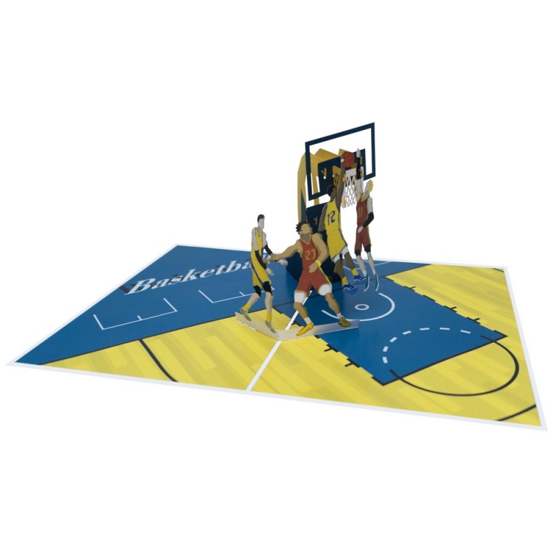Basketball Pop Up Card