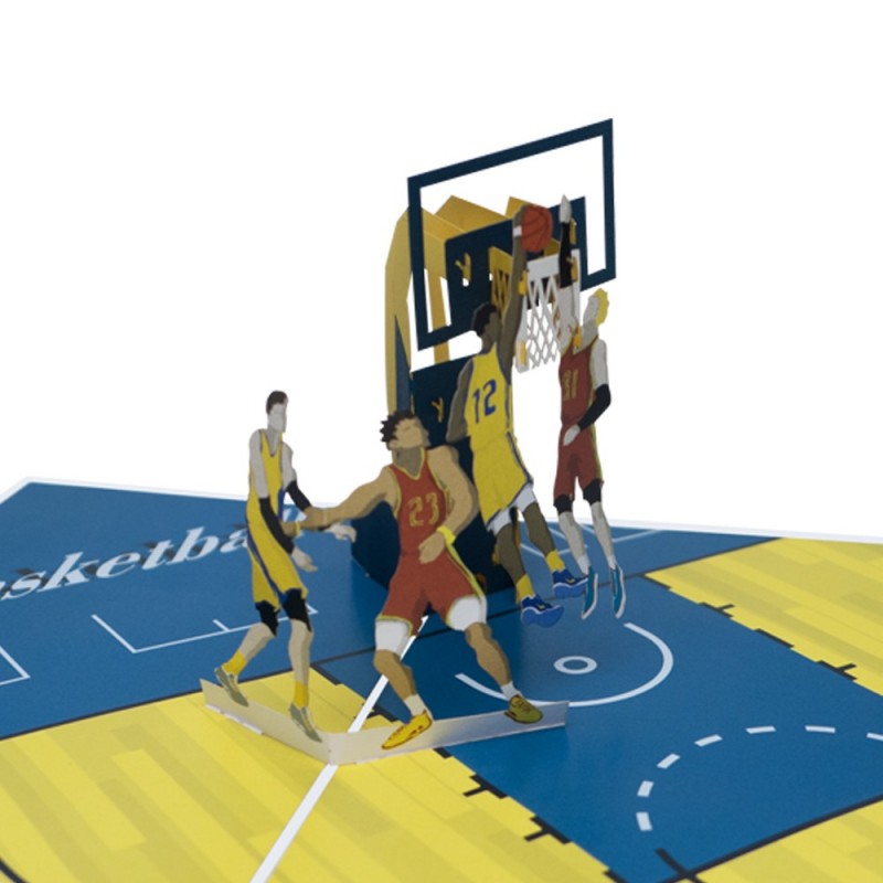 Basketball Pop Up Card