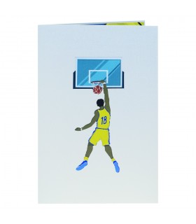 Basketball Pop Up Card