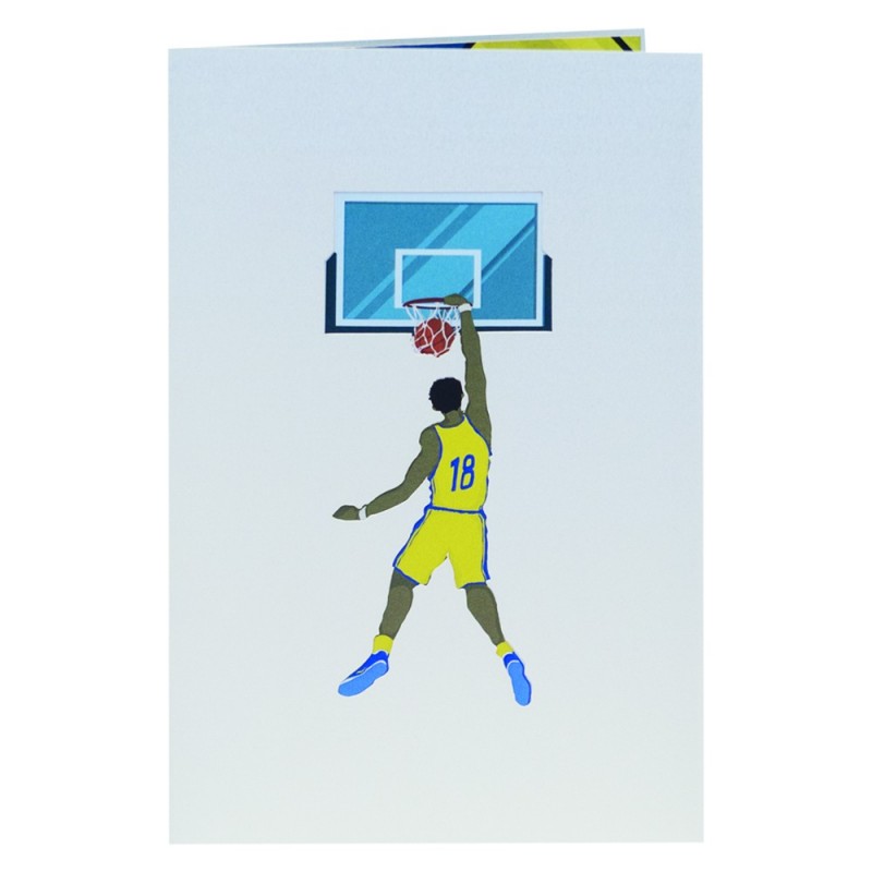 Basketball Pop Up Card
