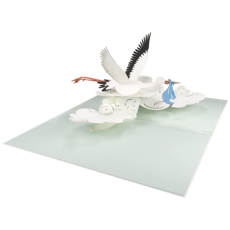 Storks and Baby Pop Up Card