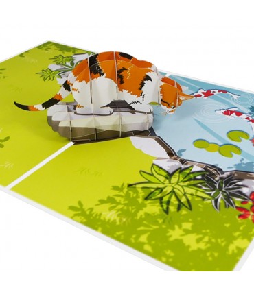 Cat Pop Up Card