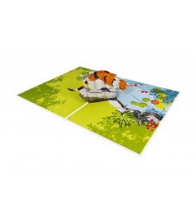 Cat Pop Up Card