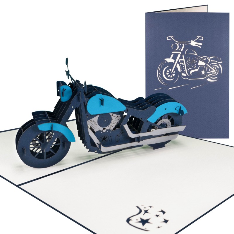 Motorbike v.3 pop up card