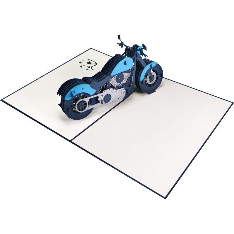 Motorbike v.3 pop up card
