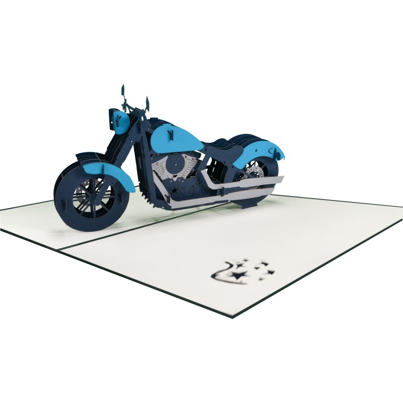 Motorbike v.3 pop up card