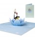 Yoga Woman Pop Up Card