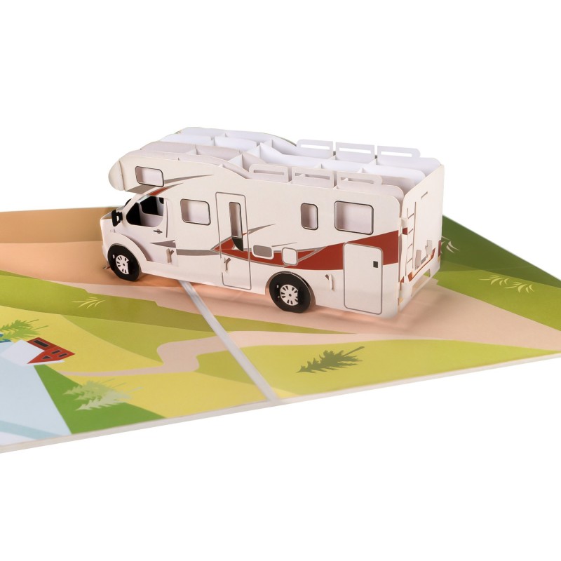Wohnmobil Pop Up Karte