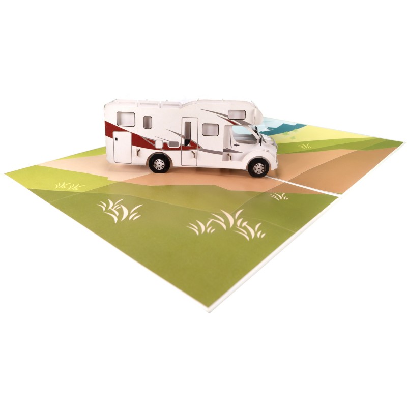 Wohnmobil Pop Up Karte