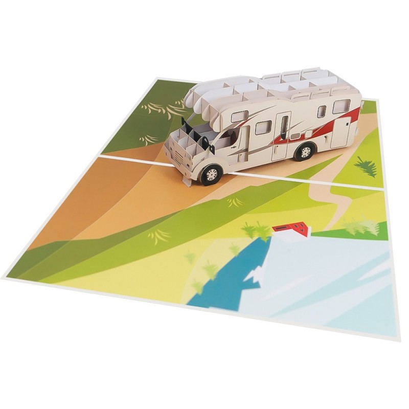 Wohnmobil Pop Up Karte