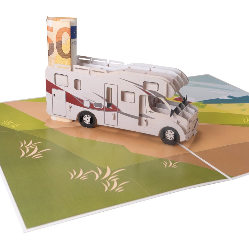 Wohnmobil Pop Up Karte