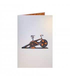 Speed bike Pop Up Card