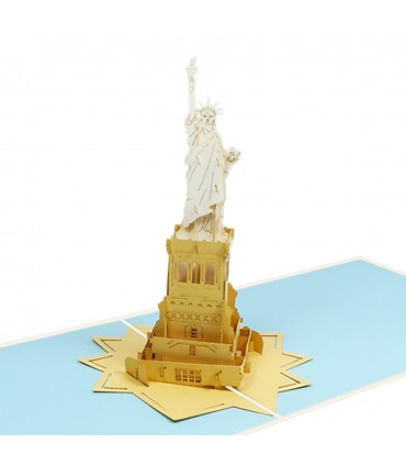 Statue of liberty pop up card
