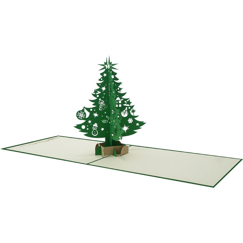 Christmas Card  with Pine Tree